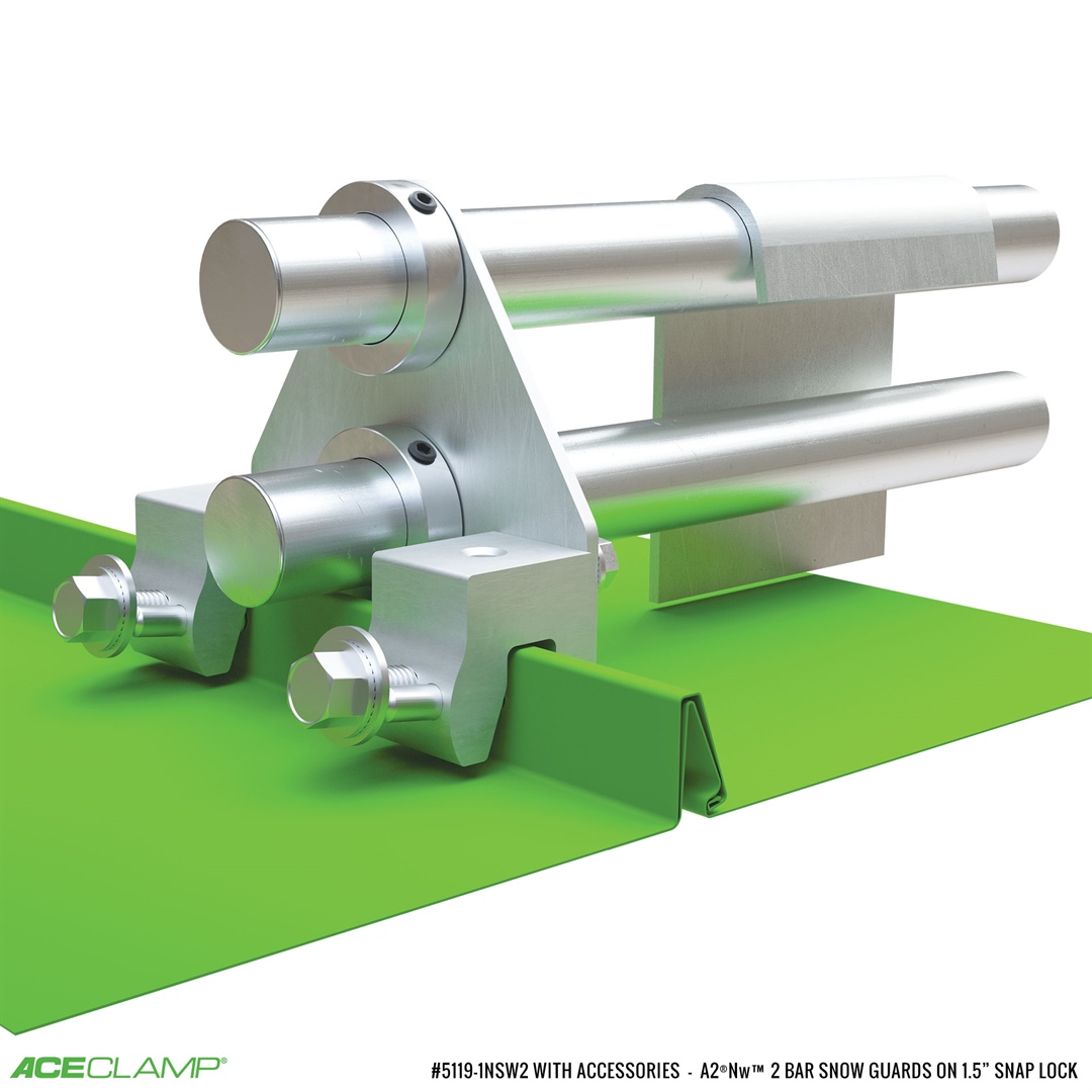 AceClamp two bar clamp on Kit for Snap-Lock-Short SSMR