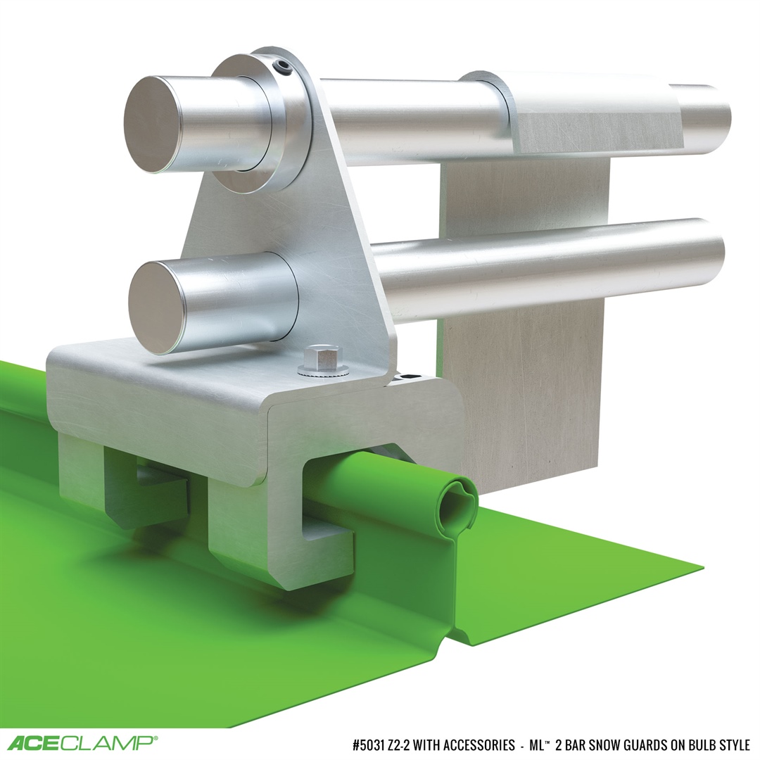 AceClamp two bar clamp on Kit for Bulb-Style SSMR