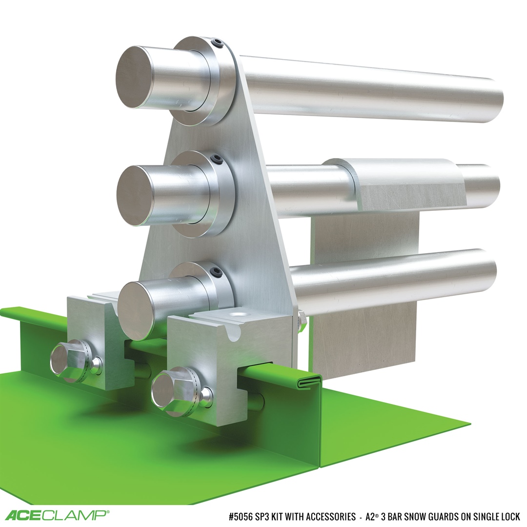 AceClamp three bar clamp on Kit for Single-Lock SSMR