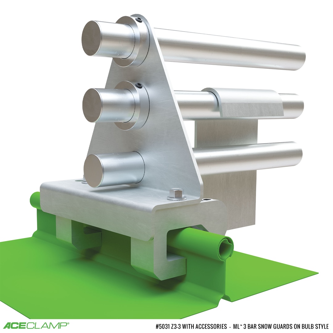 AceClamp three bar clamp on Kit for Bulb-Style SSMR