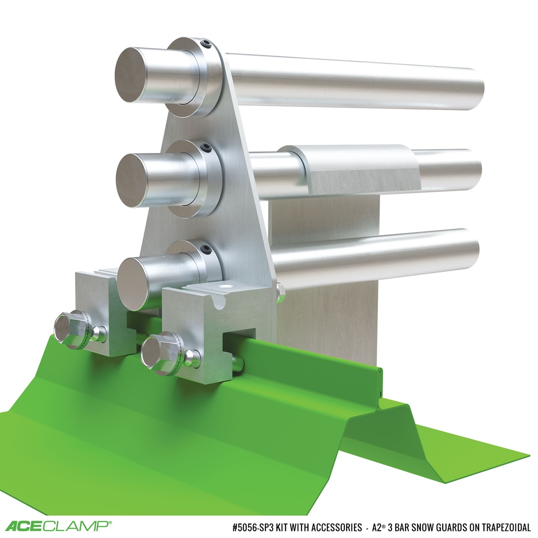 AceClamp three bar clamp on Kit for Trapezoidal SSMR