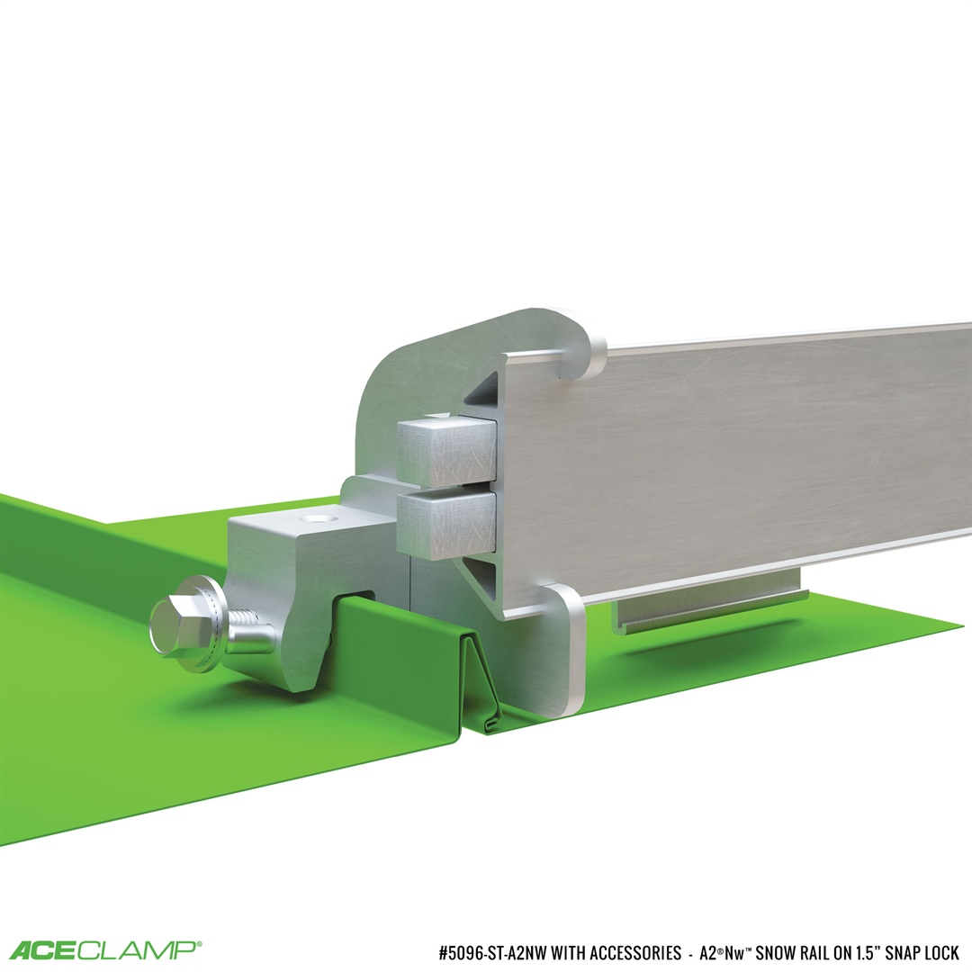 Snow Titan heavy duty single rail clamp on Kit for Snap-Lock-Short SSMR