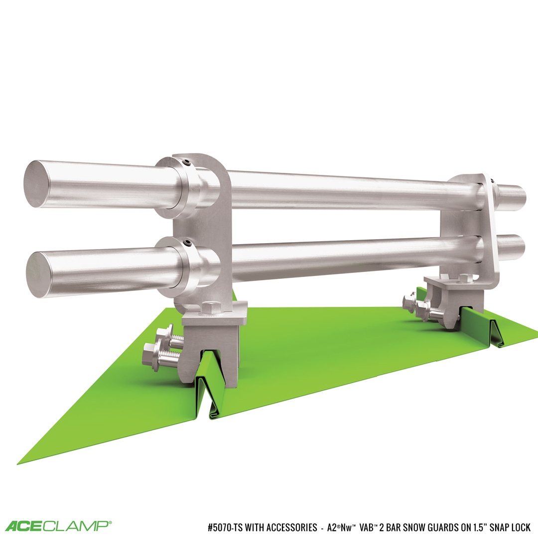 Variable angle two bar clamp on Kit for Snap-Lock-Short SSMR