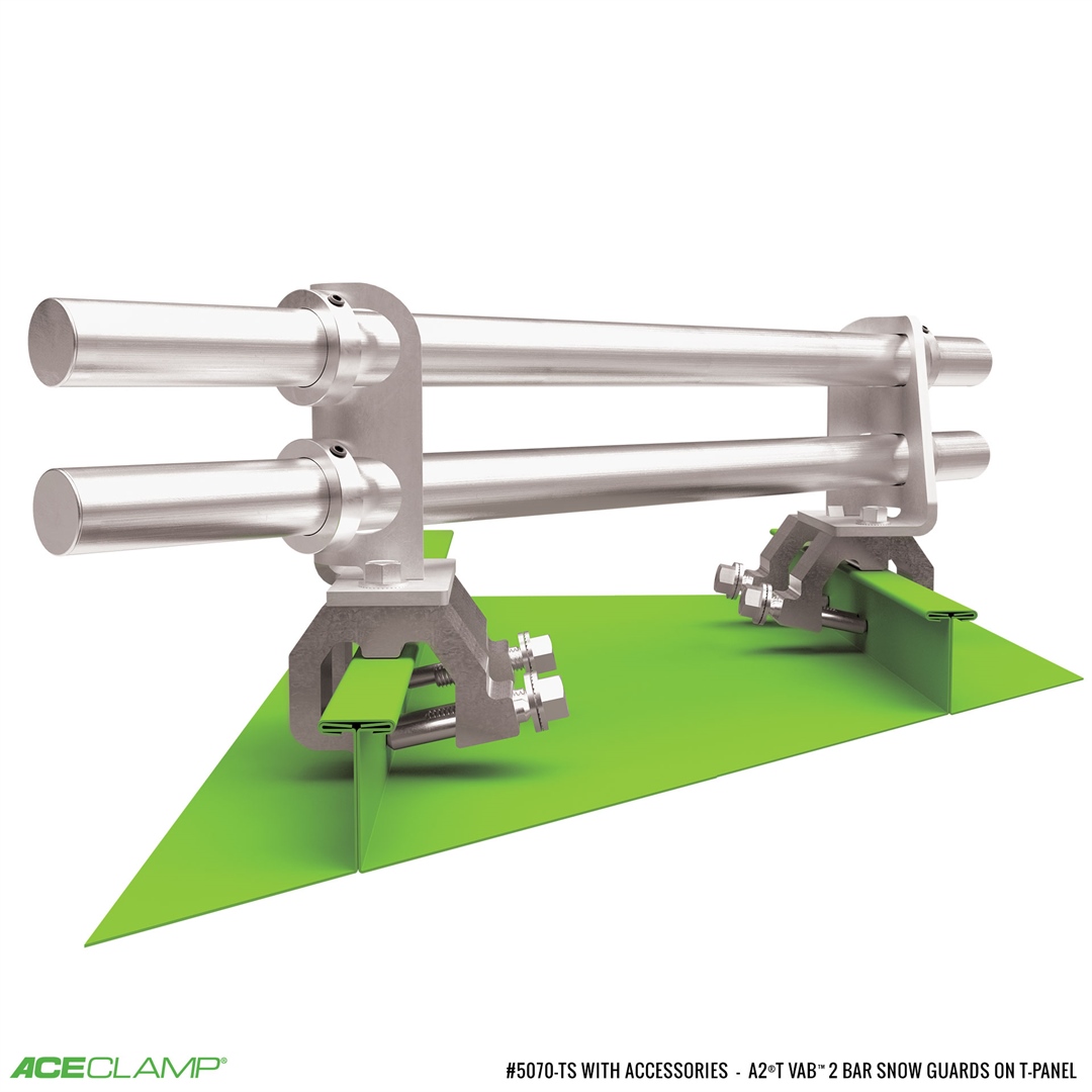 Variable angle two bar clamp on Kit for T-Panel SSMR