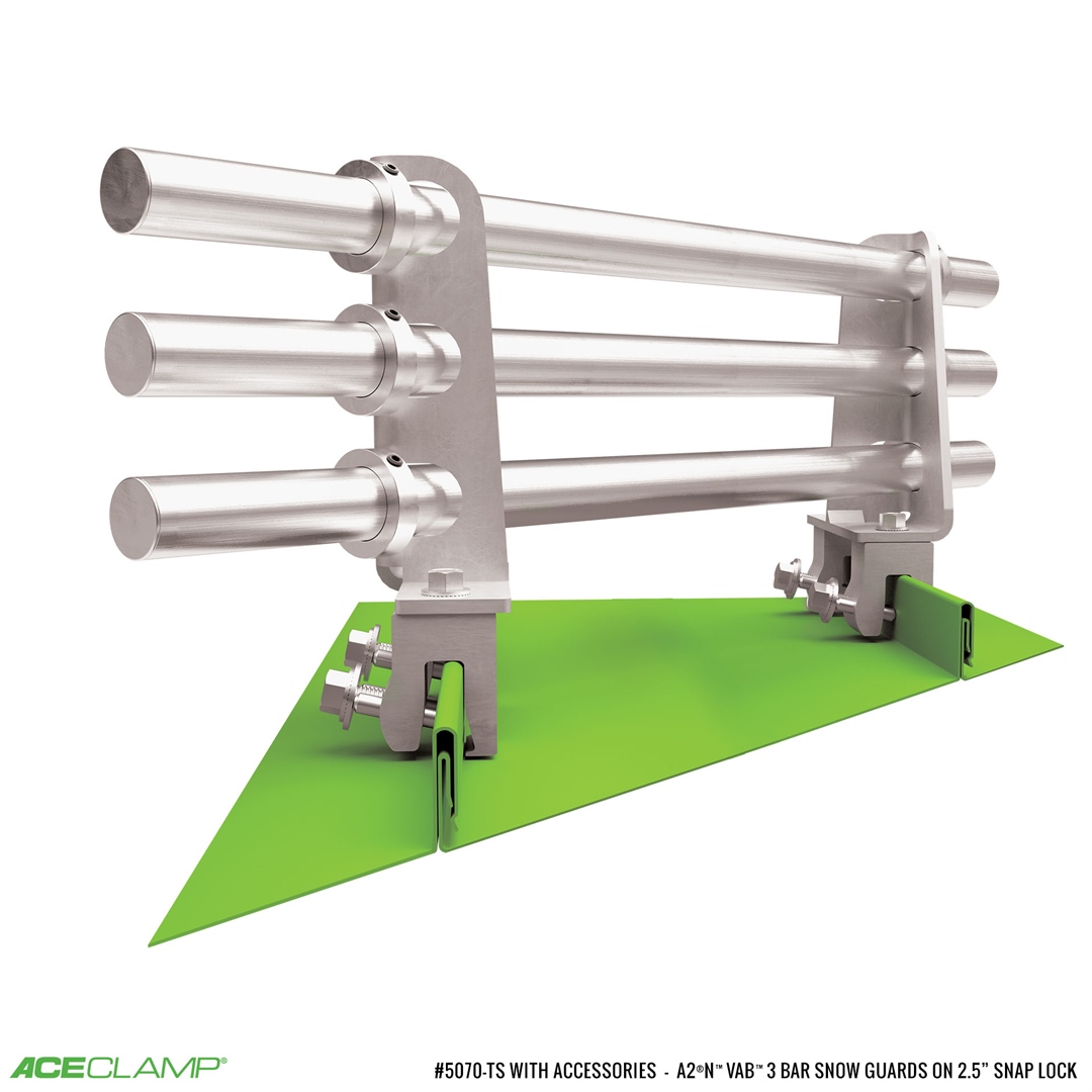 Variable angle three bar clamp on Kit for Snap-Lock SSMR