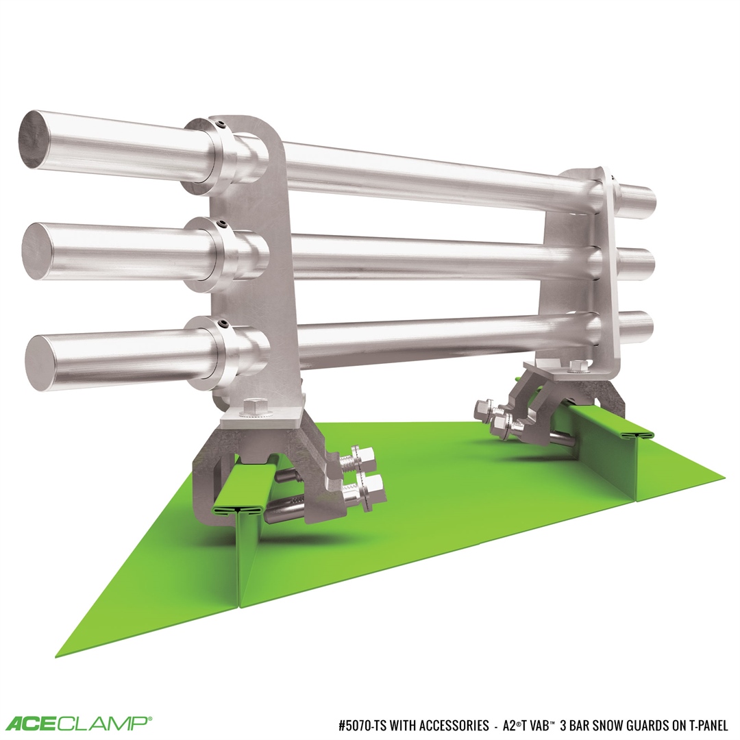 Variable angle three bar clamp on Kit for T-Panel SSMR