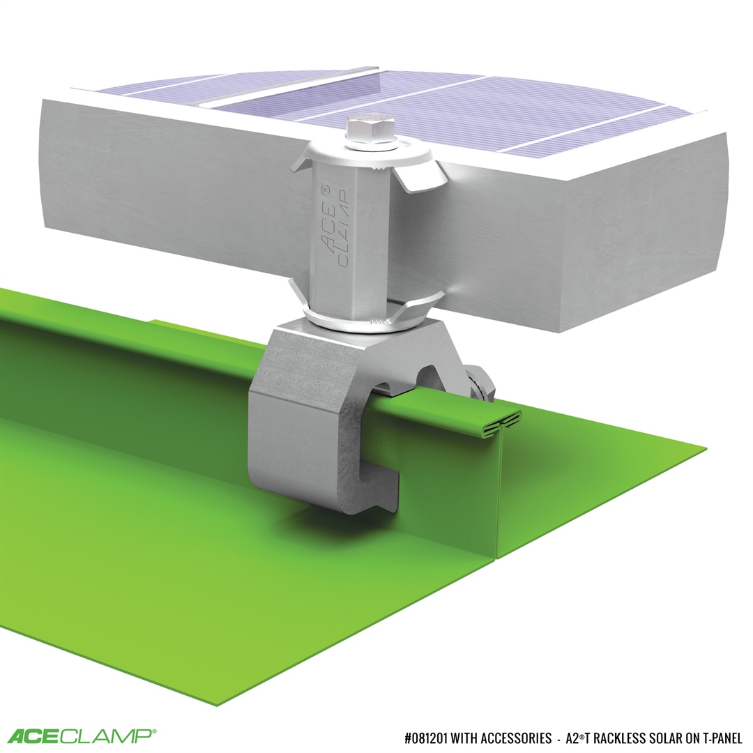 AceClamp railless PV mounting kit for T-Panel SSMR
