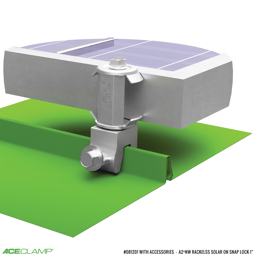 AceClamp railless PV mounting kit for Snap-Lock-Short SSMR