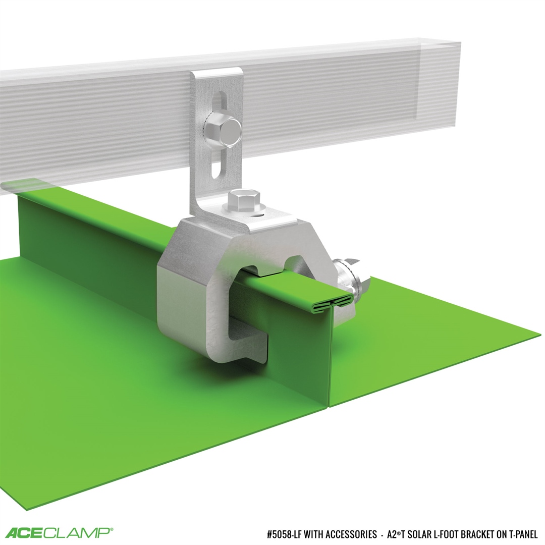 AceClamp l-foot PV mounting kit for T-Panel SSMR