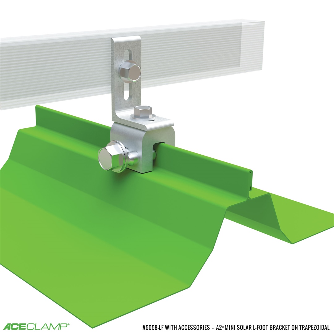 AceClamp l-foot PV mounting kit for Trapezoidal SSMR