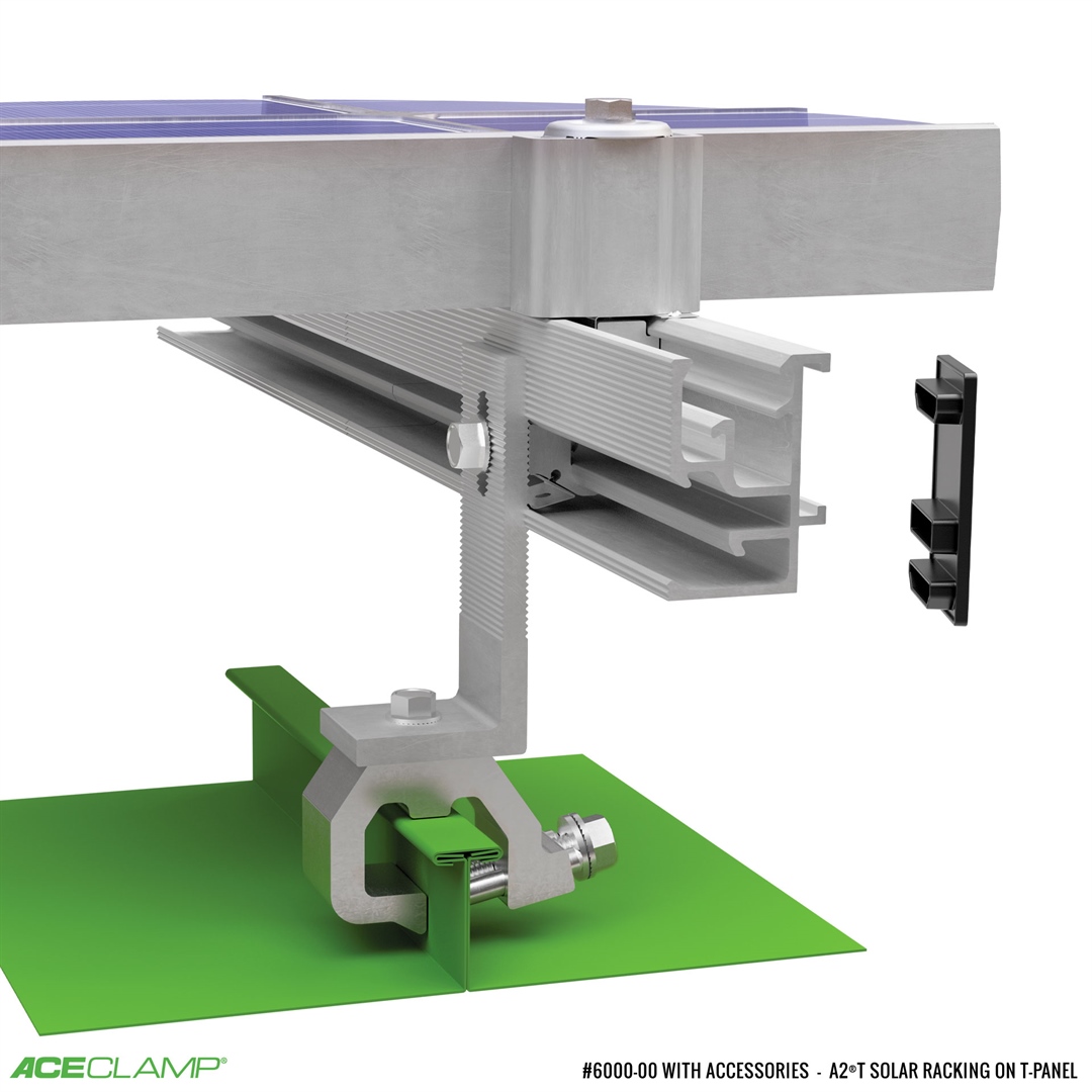 SolarSnap solar racking system for T-Panel SSMR