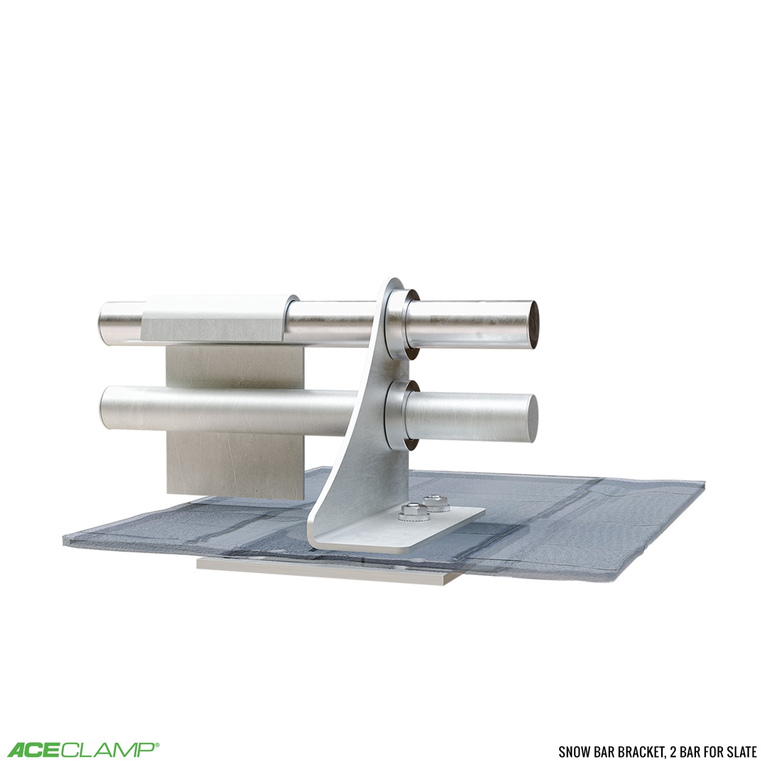 AceClamp heavy duty two bar screw down Kit for Slate roofs