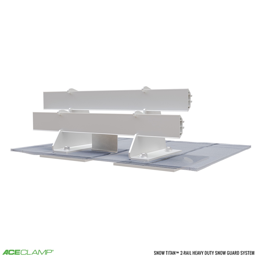 Snow Titan heavy duty two rail screw down Kit for Slate roofs