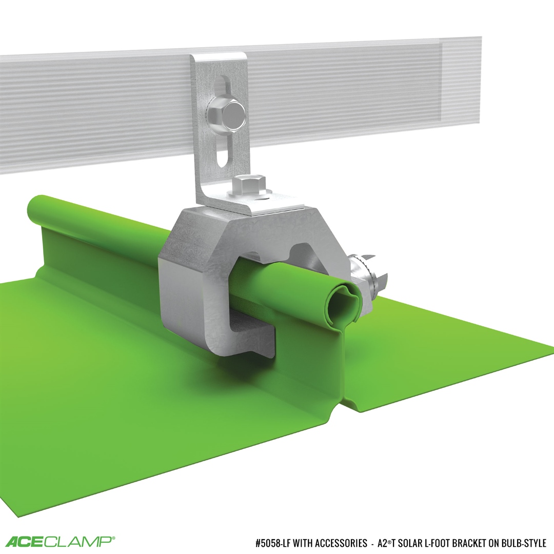 AceClamp l-foot PV mounting kit for Bulb-Style SSMR