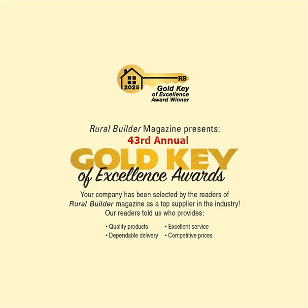 AceClamp Snow Guards wins the 43rd Annual Gold Key Award from Rural Builder for 2025