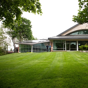 VAB™ shown on complex roof structure of Hendrick Hudson Free Library