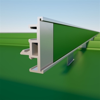 Color Snap® allows you to slide in color to match your roofing panel.