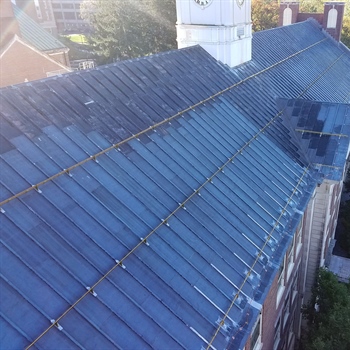 AceClamp® metal roof snow bars with non-penetrating clamp for metal roofs