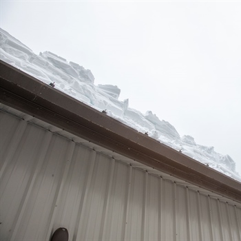 aceclamp color snap snow guards holding snow back on roof