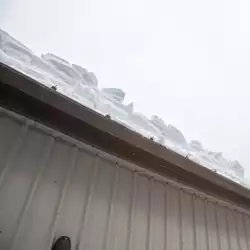 aceclamp color snap snow guards holding snow back on roof