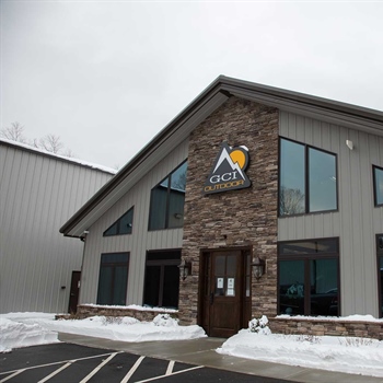 Color Snap metal roof snow guards installed at GCI Outdoor