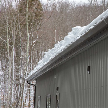 GCI Outdoor facility with Color Snap snow retention system