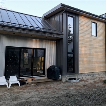 Snow guards for metal roofing by AceClamp at Hunter's Hollow