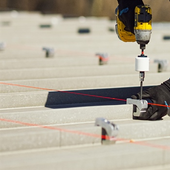 Efficient installation of AceClamp metal roof clamps with single tool