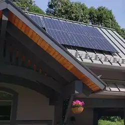 Snow guards on NY Park and Wildlife Department building ensuring safety during heavy snowfall