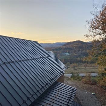Snow guards for metal roofing preventing avalanches and protecting property
