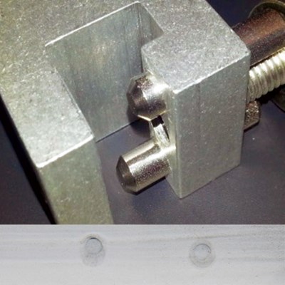 Push pin snow guard clamp without set screws by AceClamp