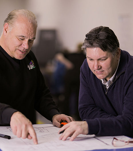 standing seam snow guards planning team